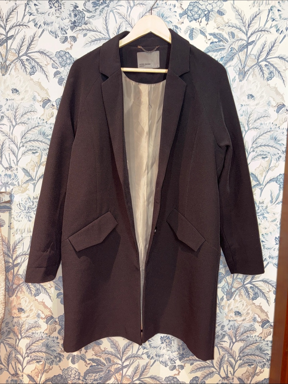 Vera Moda - Women's Black Blazer Coat